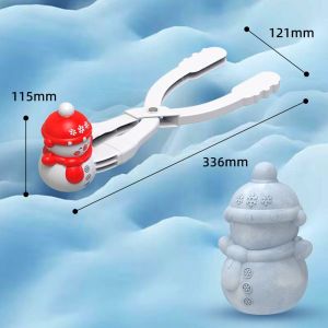 WININ Hoạt hình Kẹp  tuyết Dụng cụ làm bóng tuyết Hình con vịt Khủng Long Đồ chơi chơi tuyết Hài Hước Nhựa Kẹp gắp  tuyết Quà Tặng trẻ em
