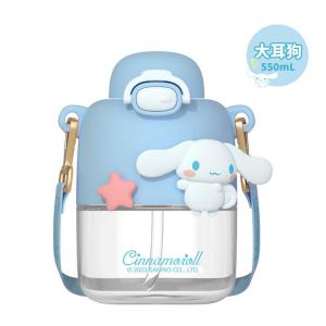 STV Botol Minum Sanrio 550ml Sedot Tritan Motif Melody Cinnamoroll Kuromi Pompompurin