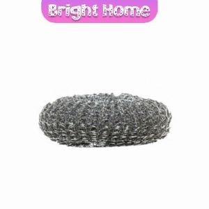 ฝอยขัดหม้อสแตนเลส ที่จับสามารถใส่น้ำยาล้างจานได้  ขัดกะทะ  Dishwashing brush