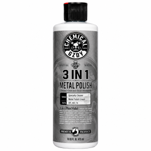 3 in 1 Metal Polish Cream Cleaner Oxidation Remover & Shine Restorer for Chrome Stainless Steel Aluminum Brass Copper Metal Polishing