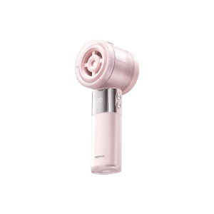 REMAX Misting Handheld Fan Foldable 3 Speed Strong Wind USB Rechargeable Spray Cooling Fan Portable Travel Desktop Personal Air