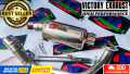 KNALPOT RACING CLD C3 OVAL BEAT,MIO,VARIO,SCOOPY DLL. 