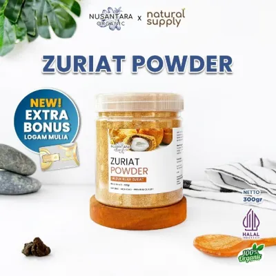Nusantara Organic Bubuk Zuriat Asli Powder Organik Serbuk Zuriyat Murni 300gr NaturalSupply