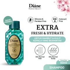 Moist Diane Extra Shine Shampoo Nachfüllpackung – 330 Ml, Mit Bio-Arganöl Und Platin-Keratin