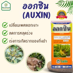 ออกซิน สารควบคุมการเจริญเติบโตของพืช กระตุ้นการเกิดราก ป้องกันการหลุดร่วงของผลอ่อน ขนาด 500 ซีซี