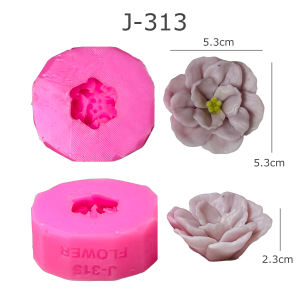 แม่พิมพ์ดอกไม้ แบบเยอะ ทำขนม ทำวุ้น ทำสบู่ได้ สวยทุกแบบ J-313