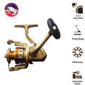 Reel Pancing Goldenfish Natu XT Aluminium Spool