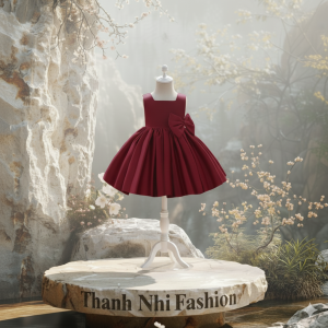 Váy Công Chúa Đồng Bộ Màu cho bé gái - Đầm Bé Gái Dự Tiệc Sinh Nhật Phi Mờ Mềm Mượt Nhiều Lớp Bồng Bềnh Nhiều Màu Xinh Xắn hàng Thiết Kế Cao Cấp Thanh Nhi Fashion TN29422102