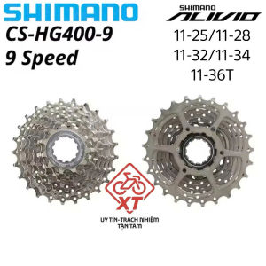 Líp thả SHIMANO 9 tầng Líp Shimano CS-HG400 Nhật Bản 11-25T 11-28T 11-32T 11-34T 11-36T Líp shimano Hg400 9 tốc độ