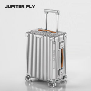 HEDNO Luggage 20/24/26/28 Inch Metal Aluminum Frame Suitcase Bag Trolley Case TSA Lock
