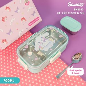 Lunch Box Stainless 304 Kuromi Melody Cinamoroll SANRIO LUNCH BOX