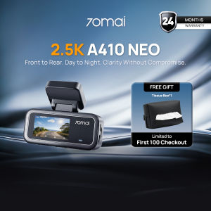 70mai A410 Neo Car Dash Cam 2.5K Dual Recording GPS Night Vision 24H Parking Surveillance WiFi Dashcamera