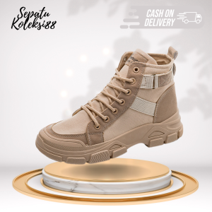 Sepatu wanita sneakers boots terbaru kekinian SK 308 koleksi