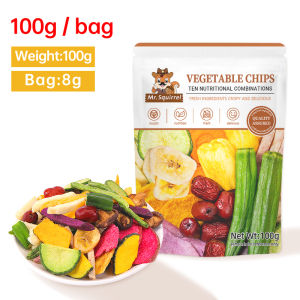 Mr.Squirrel Vegetable Chips 10 in 1 Dried Mixed Fruits and Veggies 100g/250g Vegetable Chips Mix Orginal Snacks Assorted Dried Vegetables Wholesale
