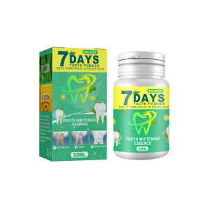 Eelhoe 7 Days Tooth Whitening Powder Remove Dental Plaque Smoke Stain Coffee Stain Tea Stain Brighten Tooth Whitening Toothpaste Fresh Bad Breath Clean Oral Hygiene Teeth Care（50ml）