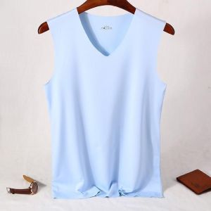 เสื้อกล้ามไร้รอย ผ้าเย็นระบายอากาศดี มีให้เลือก 5 สี 7 ไซซ์ ใส่สบายทั้งวัน#TB0199