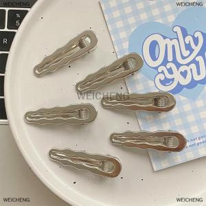 [COD] WEICHENG Color Metal Hair Alligator Clips For Girl Wavy Punk Hairpins Barrette Ornament Women Hair Styling Tools Hair Accessories