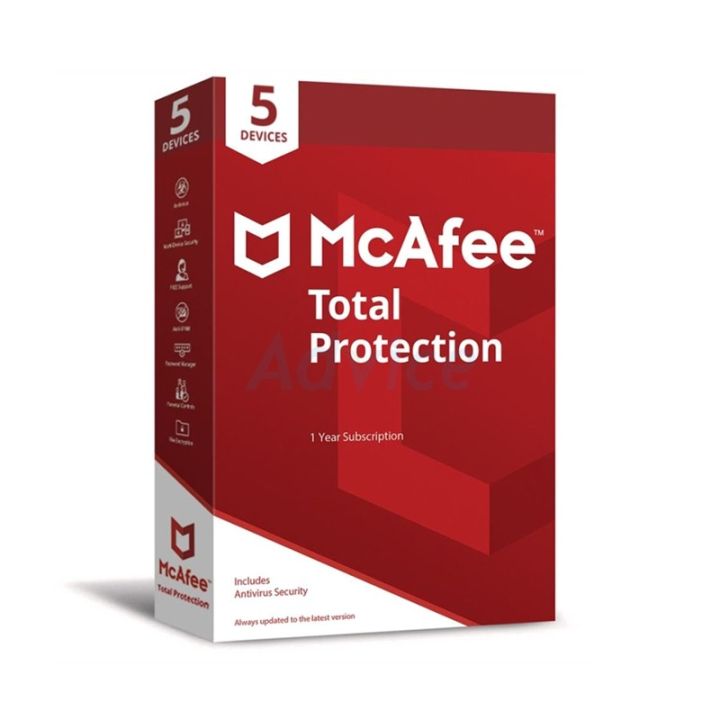 McAfee Total Protection 1Year(5Devices) - A0151688