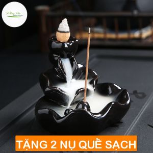 Thác khói chảy ngược Mẫu 02 - Tặng 2 nụ quế