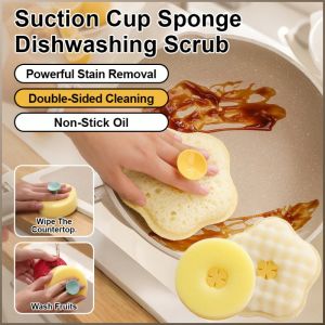 Dishwashing Sponge Non-stick Dishwasher Enhance Washing Efficiency Stable Suction Cup