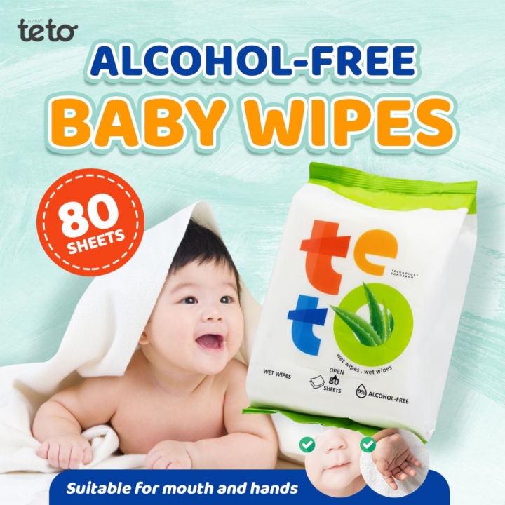 Alcohol free wet store wipes