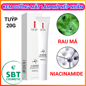Kem Dưỡng Mắt VEZE Tuýp 20g Chiết Xuất Từ Rau Má Niacinamide – Chăm Sóc Nếp Nhăn Dưỡng Ẩm Da Cải Thiện Mắt Thâm Quầng Bọng Mắt
