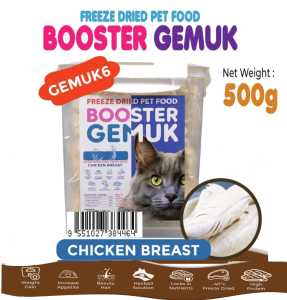 Freeze Dried Pet Treats 450g/500g Premium Booster Cat Food Dog Food Freeze Dried Treats Pet Treats Booster Gemuk