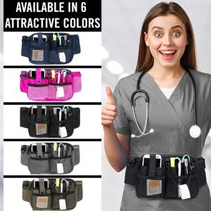 Nurse Fanny Pack with Medicals Gear PocketsNurse Waist Pouch Nurse Tool Belt with Tape Holder for StethoscopesBandage