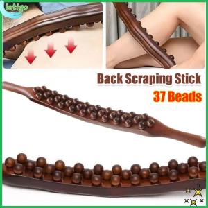 LETIGO Universal Body Massaging Stick 37 Beads Relax Therapy Acupoint Massager Durable Handheld Back Scraping Stick