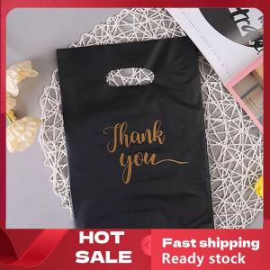 🚚【Local Express Delivery】🚚 10Pcs Mini Thank You Plastic Gift Bags Reusable Party Bags Plastic Gift Bag For Birthday Thanksgiving Christmas Gift Bag