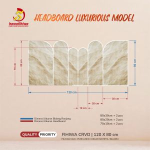 Fihiwa - PAKET Custom Headboard Wallpanel Dinding Sandaran Tempat Tidur Aesthetic | Wallpaper 3D Hiasan Dinding Aesthetic | Headboard Sandaran Tempat Tidur Tempel
