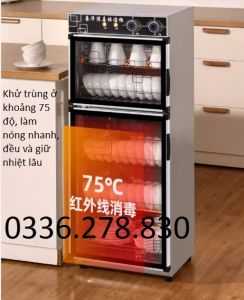 Tủ sấy chén bát 2 tầng 280 lít khử khuẩn diệt trùng cao cấp - Máy sấy bát đĩa gia đình