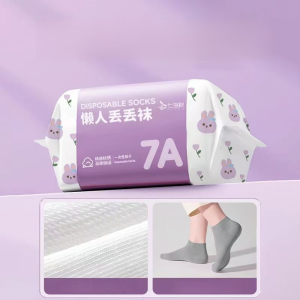 Portable thin summer boat socks breathable antiodor soft disposable portable travel socks