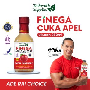 Dehealth Supplies Finega Cuka Apel 250ml Botol Kaca