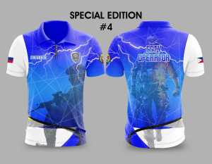 Forward Warrior Special Edition CCTV Operator Tactical Security Blue 3D polo shirt (free customization service)