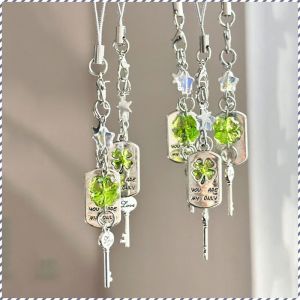 Key Chain Jewelry Accessories Multifunctional Use Hanging Jewelry Decorative Metal Key Wind Chime Effect