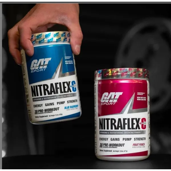 ❣GAT Nitraflex Pre-Workout (30 Servings) - Energy Booster