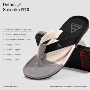 Sandal Pria Sandalku RTX