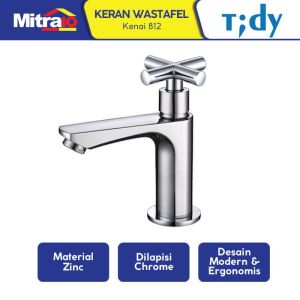 Tidy Kran Wastafel Stainless Sedang Kenai 812