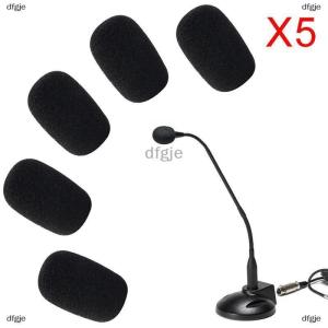 [COD] dfgje 5PCS Mic Microphone Windscreen Soft Foam Pad Mic Cover Holder Sponge Skin