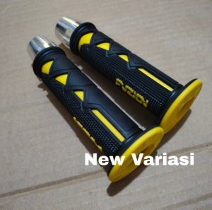 paket hemat jalu stang chrome + Handgrip Motor Handgrip Original New Shark Series Universal Semua Motor