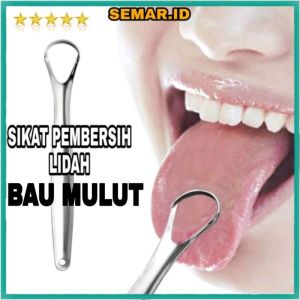 Pembersih Lidah Bau Mulut Tidak Sedap Sikat Lidah Tongue Oral Scraper Cleaner