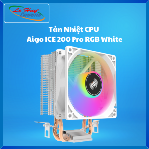 Tản Nhiệt Khí CPU Aigo ICE 200 Pro RGB ( Fan 92mm )| Hàng Chính Hãng