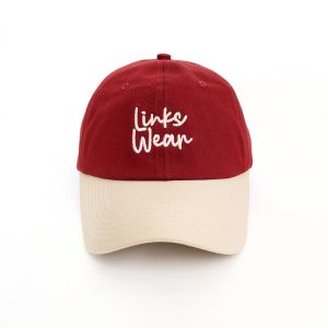 LINKSWEAR TOPI PRIA TOPI POLOCAPS BASEBALL BLACK CREAM