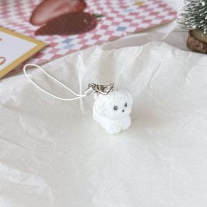Accessories Mini Flocking Hanging Jewelry Personality Expression Decoration Easy to Carry/Accessories Cute Hanging Jewelry Decoration Keychain Three-dimensional Personality Expression Office