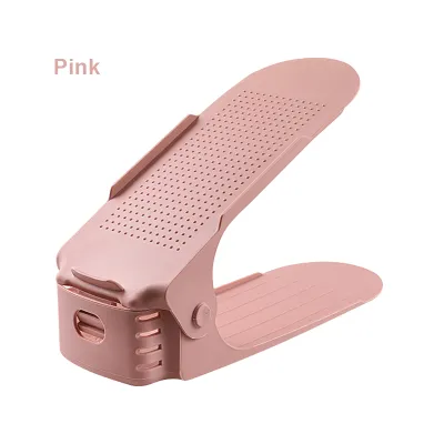 [SG Stock] Adjustable Shoes Rack Shoe Stacker Shoe Slots Shoe Storage Rack Anti Slip Footwear Holder Space Saving Shoe Box Shoe Organiser