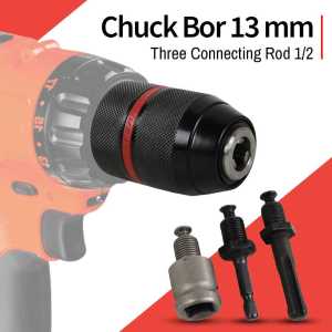 CHUCK BOR / KEPALA BOR IMPACT WRENCH TANPA KUNCI / KEPALA BOR KEYLESS IMPACT WRENCH