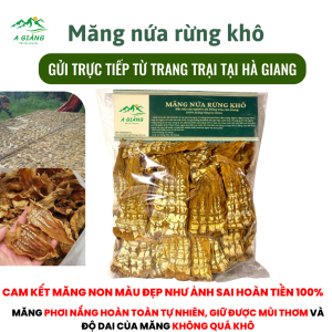Măng nứa khô Tây Bắc lói 500gr- măng khô Tây Bắc loại 1 - Măng nứa non khô Hà Giang cam kết măng rừng phơi nắng tự nhiên thơm non