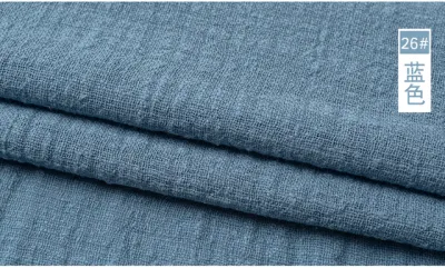 【Exclusive Offer】 50x130cm Soft Thin Linen Cotton Fabric Organic Material Pure Natural Flax For Sewing Handmade Clothes Patchwork Fabric