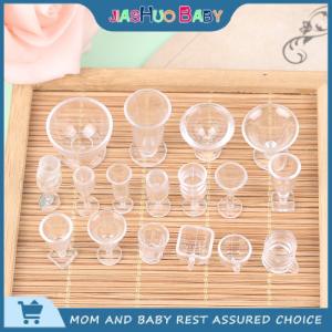 JiaShuo Baby Toy 17ชิ้น/ล็อตจานชามชามจานชุดตุ๊กตา Miniature Toy Doll Food